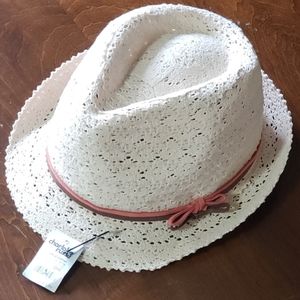 🎀 CHAROLETTE RUSSE cream Fedora NWT🎀